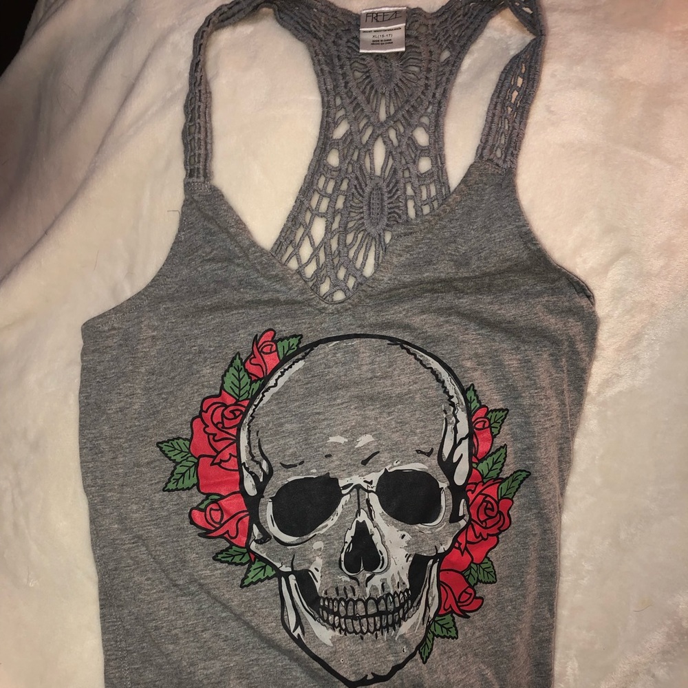 🔥3 for $20 Sale! Skull Tank Top